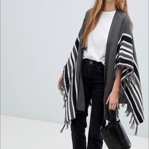 Striped cape